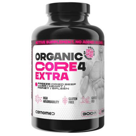 CARNOMED Organic core4 extra 300 kapsúl