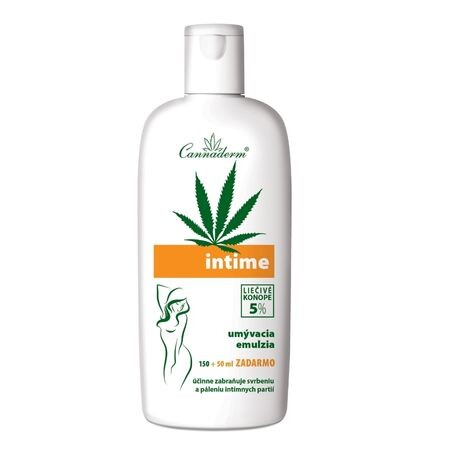 CANNADERM Intime umývacia emulzia 150 ml + 50 ml ZADARMO