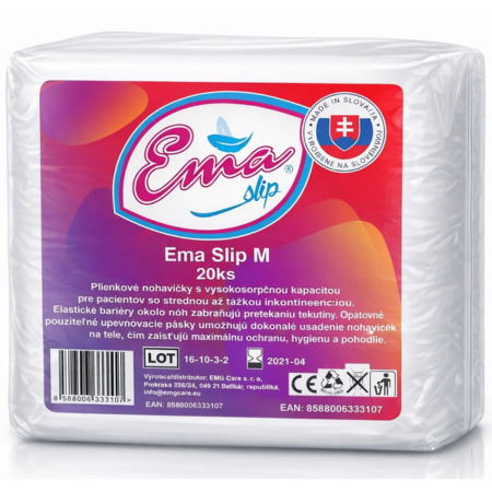 EMA Slip M plienkove nohavičky zalepovacie 20 ks