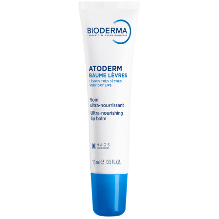 BIODERMA Atoderm balzam na pery 15 ml