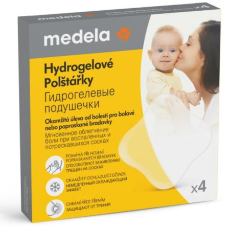 MEDELA Hydrogélové vankúšiky na prsníky chladivé inov.2026 4 ks