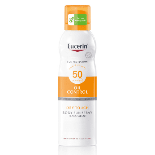 Eucerin SUN DRY TOUCH SENSITIVE PROTECT Transparentný sprej SPF 50+ 200 ml