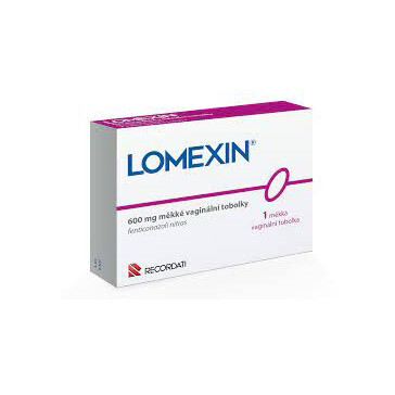 LOMEXIN 600 mg mäkké vaginálne kapsuly 1 ks