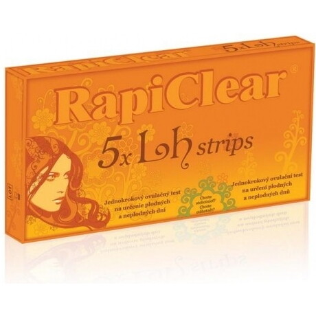 RAPICLEAR 5 x Lh strips ovulačný test 1 ks