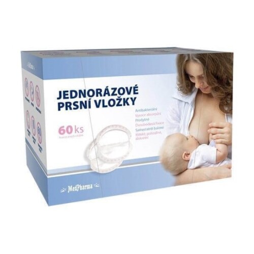MEDPHARMA Jednorázové prsné vložky 60 ks