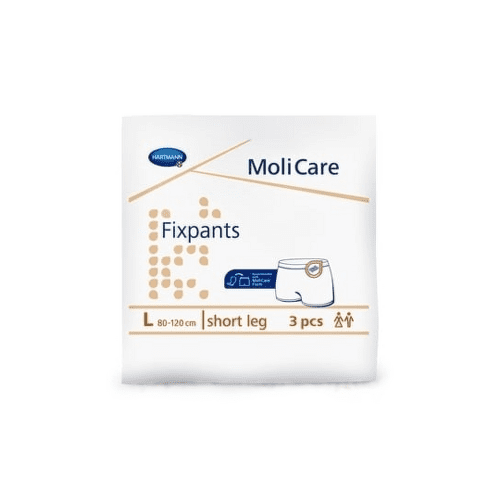 MOLICARE Fixpants short leg L 80-120 cm 3 ks