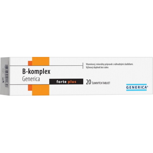 Generica B-Komplex forte plus 20 tabliet eff.