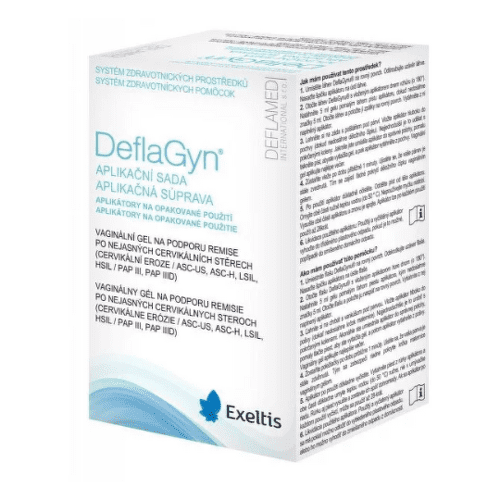 DEFLAGYN Aplikačná súprava vaginálny gél 150 ml + 2 aplikátory Set