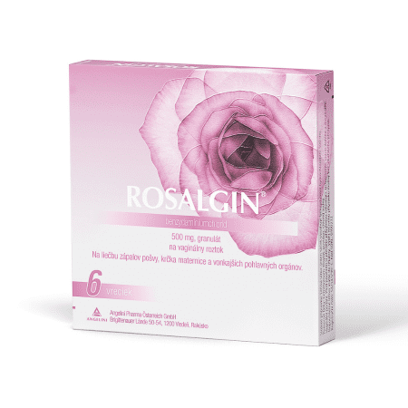 Rosalgin granulát na vaginálny roztok 500 mg 6 vreciek