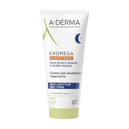 A-DERMA Exomega control regeneračný emolienčný nočný krém 200 ml