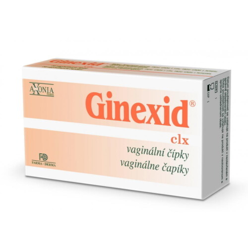 GINEXID vaginálne čapíky 10 x 2 g