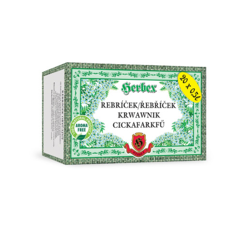 HERBEX Čaj rebríček obyčajný 20 x 3 g