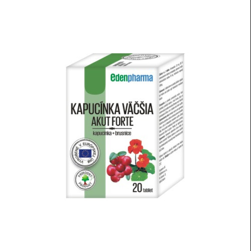 EDENPHARMA Kapucínka väčšia akut forte tablety 20 ks