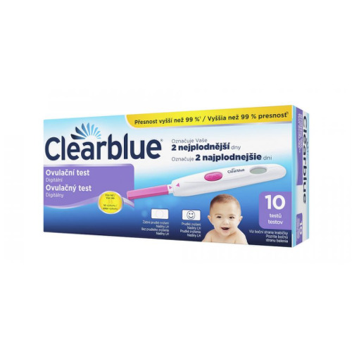 CLEARBLUE Ovulačný digitálny test 10 ks