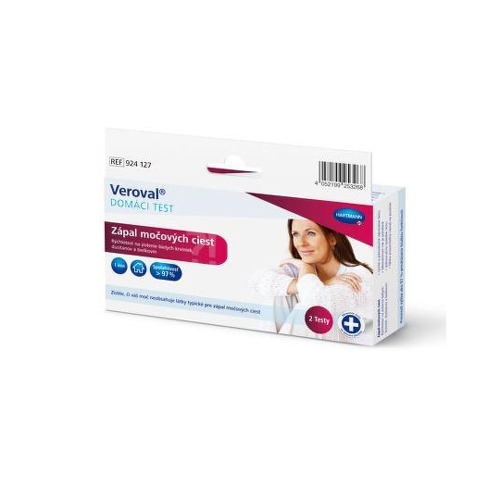 VEROVAL Domáci test zápal močových ciest 2 ks
