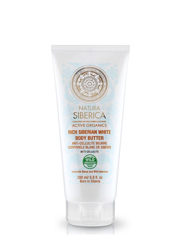 Bohaté sibírske telové maslo proti celulitíde NATURA SIBERICA 200 ml