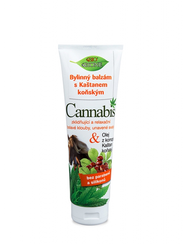 BC BIO Cannabis Bylinný balzam s pagaštanom konským 300 ml