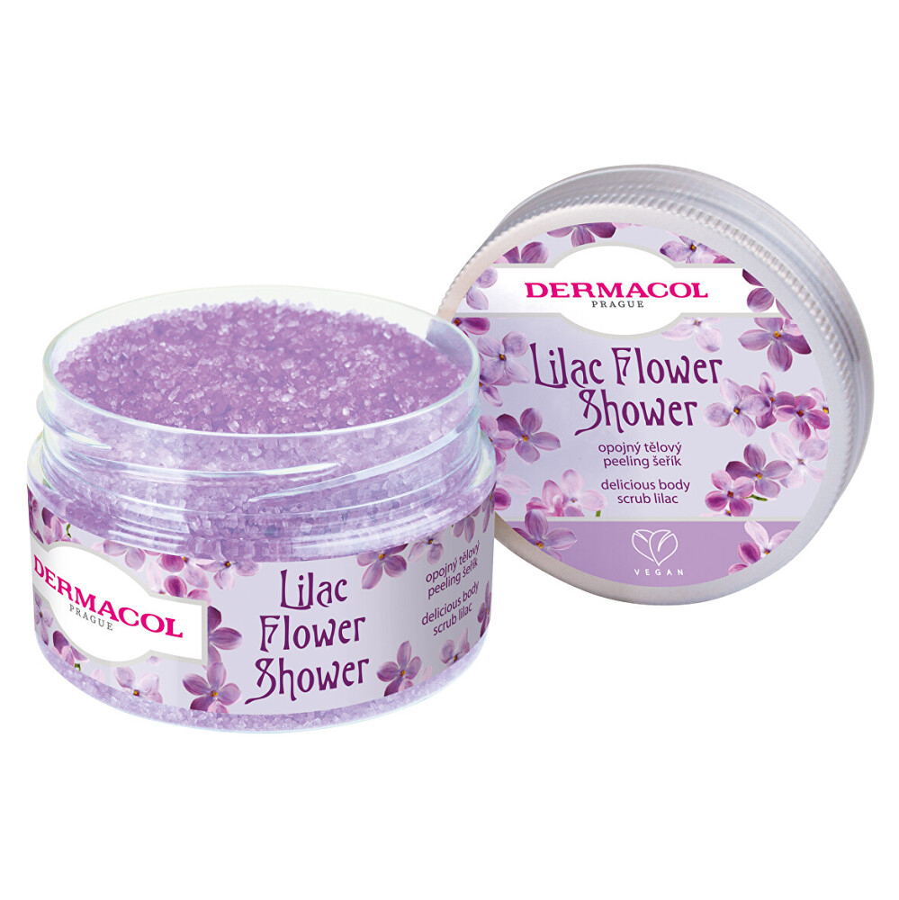 DERMACOL Flower Care telový peeling orgován 200 g