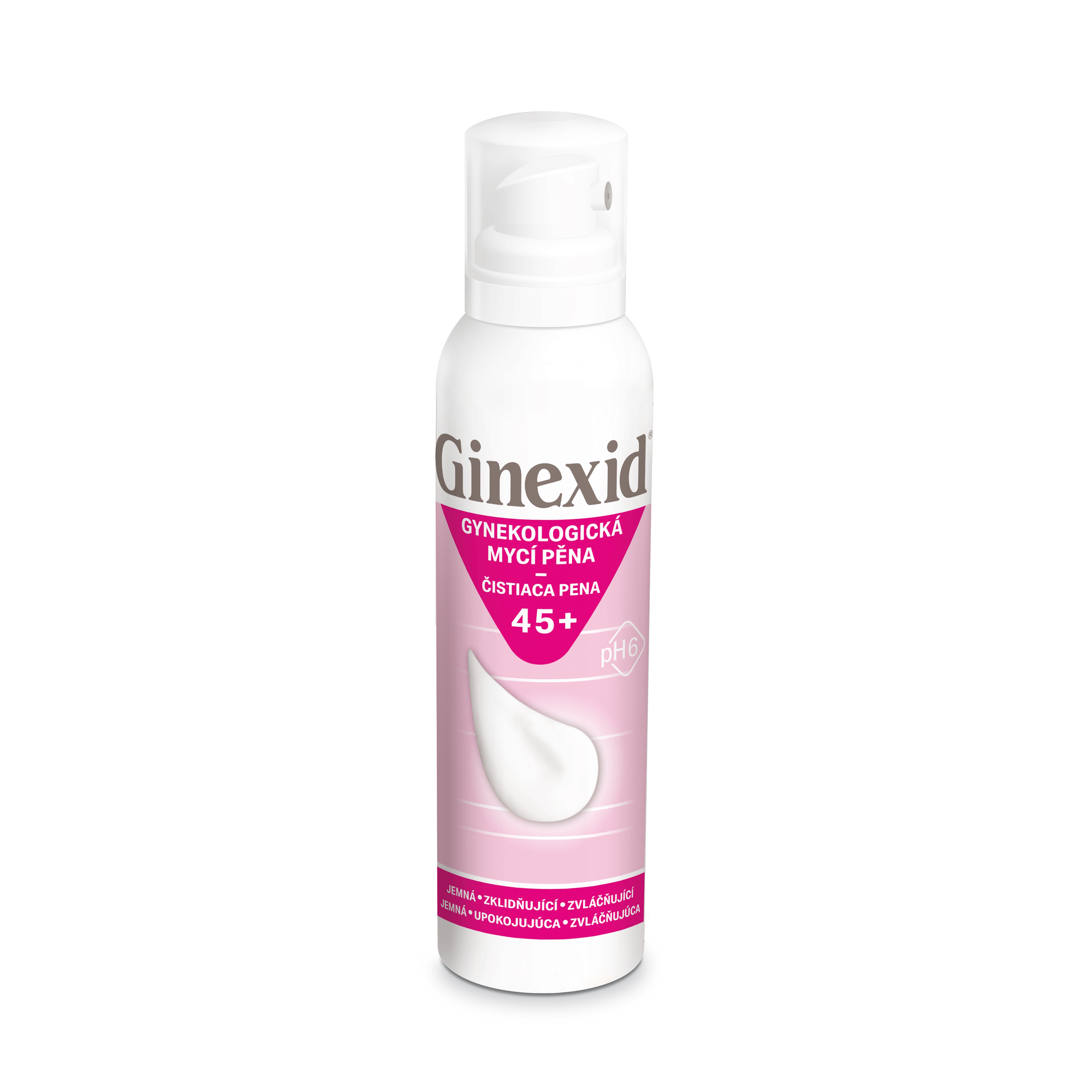 GINEXID Gynekologická umývacia pena 45 + 150 ml