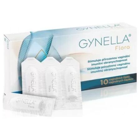 GYNELLA Flora vaginálne čapíky 10 ks