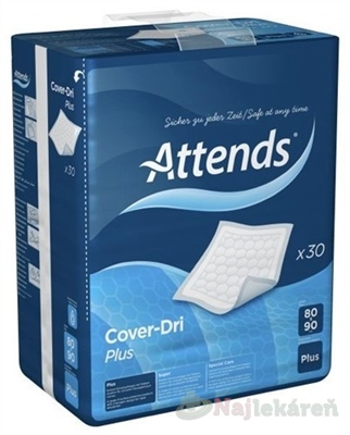 ATTENDS COVER-DRI PLUS 80x 90CM 30 ks