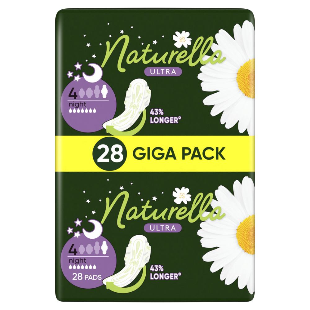NATURELLA Ultra Night Hygienické vložky 28 ks