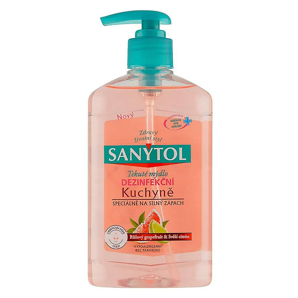 SANYTOL Antibakteriálne mydlo do kuchyne 250 ml