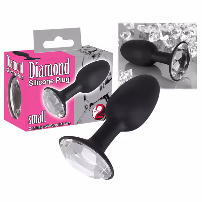 You2Toys - Diamond - silikónová análna zátka (malá)