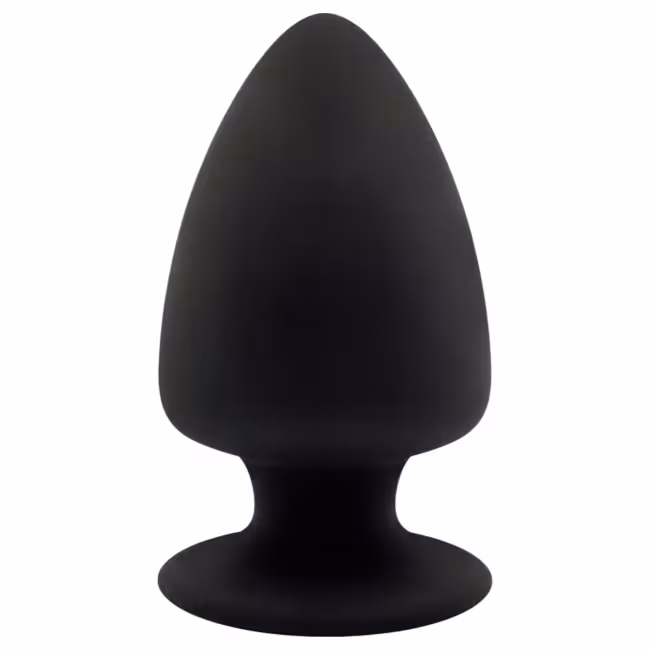 Silexd M - análny kolík ohybný - 11 cm - čierny