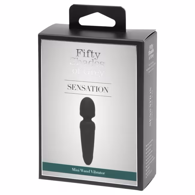 Fifty Shades of Grey - mini masážna hlavica - čierna