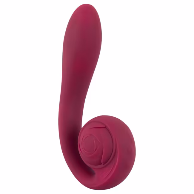 You2Toys Rosenrot - akumulátorový, vodotesný vibrátor na bod G (červený)