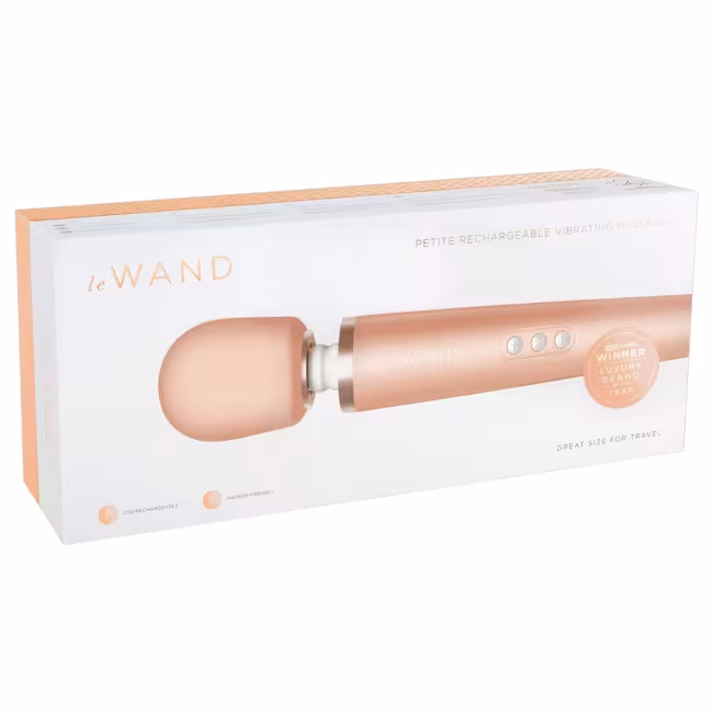 le WAND Petite prémiový wand vibrátor (Rose Gold)