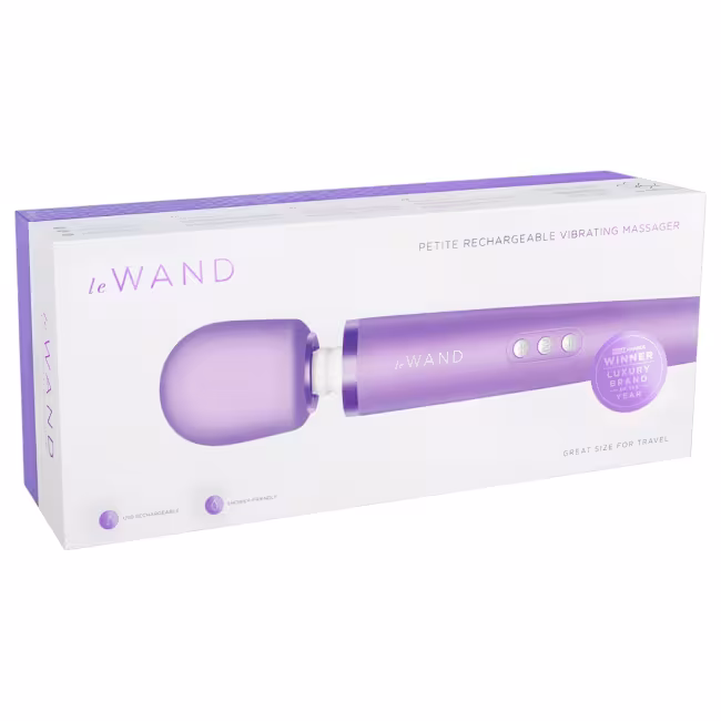 Le Wand Petite - masážny vibrátor na batériu - fialový