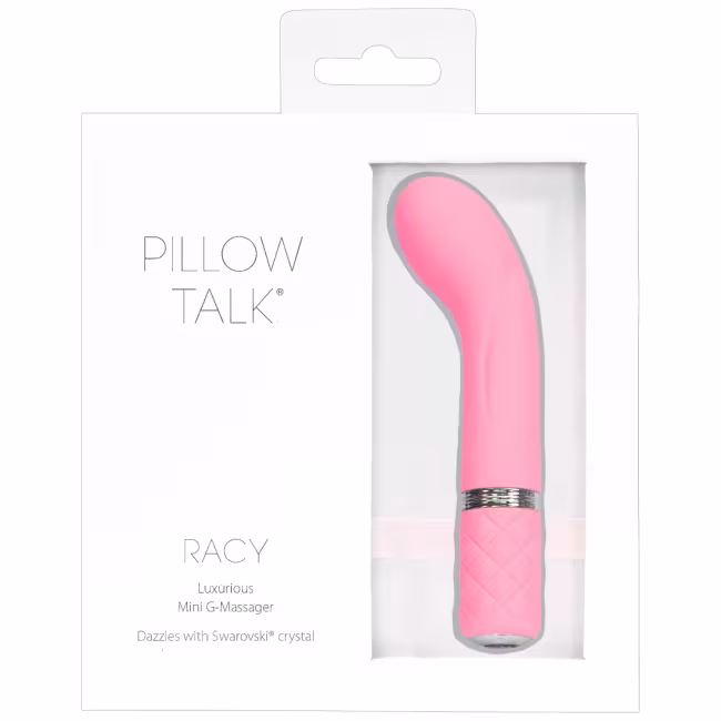 Pillow Talk Racy - akumulátorový, úzky G‑bodový vibrátor (ružový)