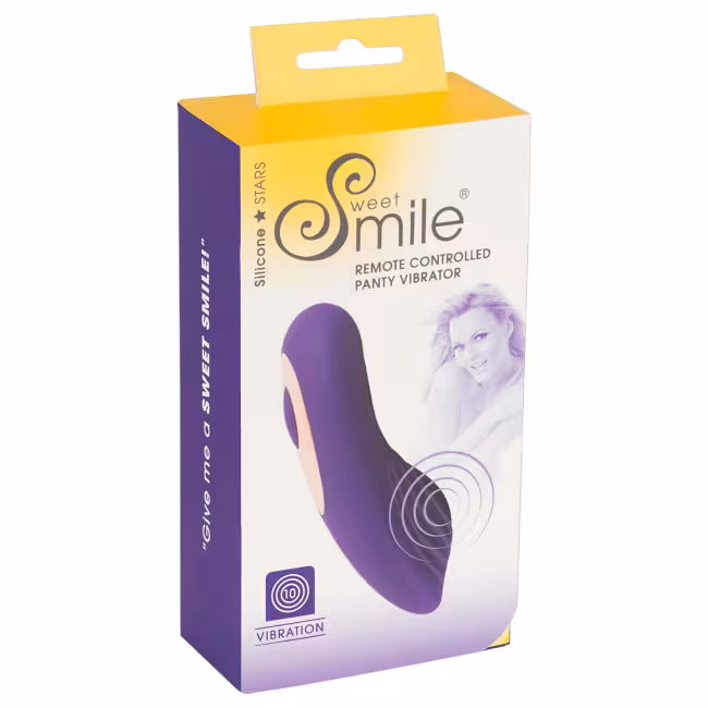 SMILE - vibračné nohavičky - diaľkové ovládanie - fialová