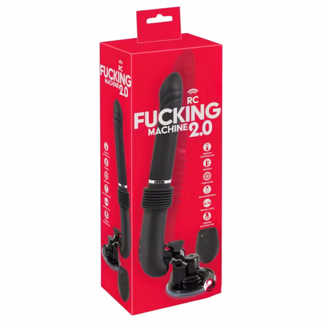 You2Toys - stroj na prirážanie - dobíjací vibrátor s diaľkovým ovládaním