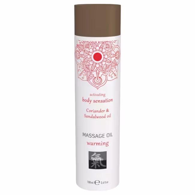 HOT - Shiatsu Warming - masážny olej - koriander-santalové drevo 100 ml