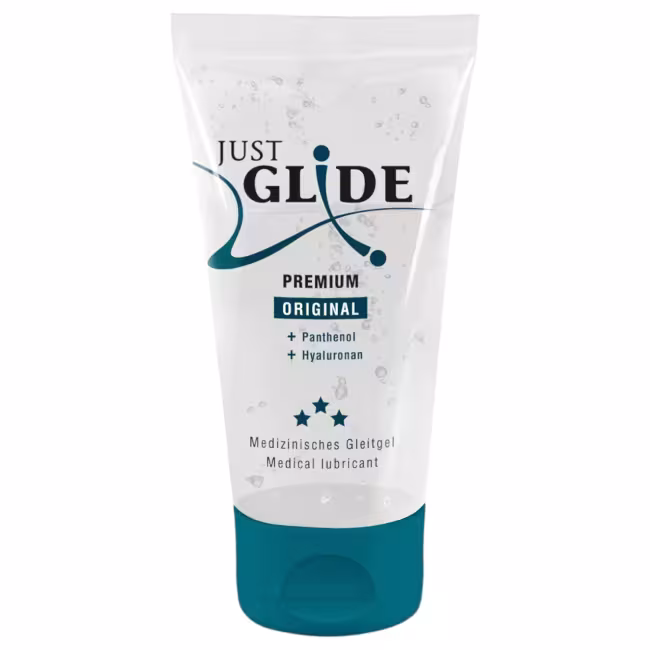Just Glide Premium Original - lubrikant na vodnej báze - vegánsky - 50 ml
