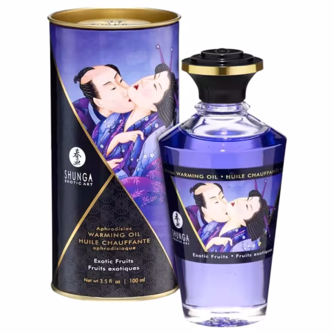 Shunga - hrejivý masážny olej - exotické ovocie - 100 ml