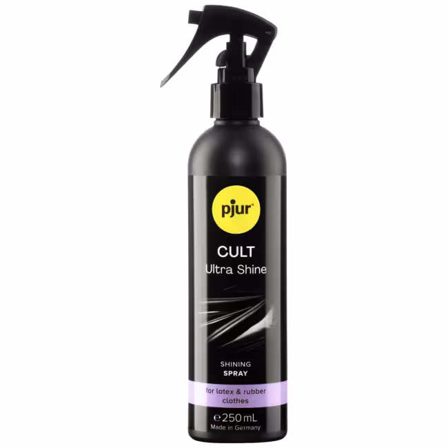 pjur Cult Ultra Shine - sprej na zvýraznenie lesku latexového oblečenia (250 ml)