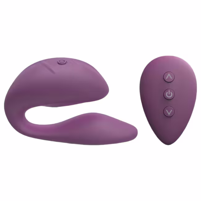 Cotoxo Cupid 2 - vibrátor pre páry na diaľkové ovládanie - fialový