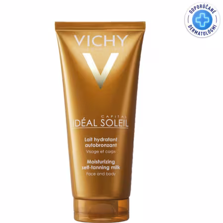 VICHY Capital soleil hydratačné samoopaľovacie mlieko na tvár a telo 100 ml