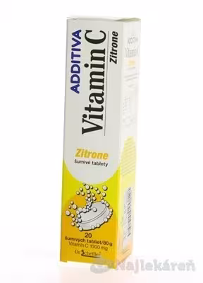 Additiva vitamin C Zitrone eff. 20 tabliet