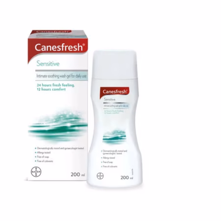 CANESTEN Canesfresh sensitive intímny umývací gél 200 ml