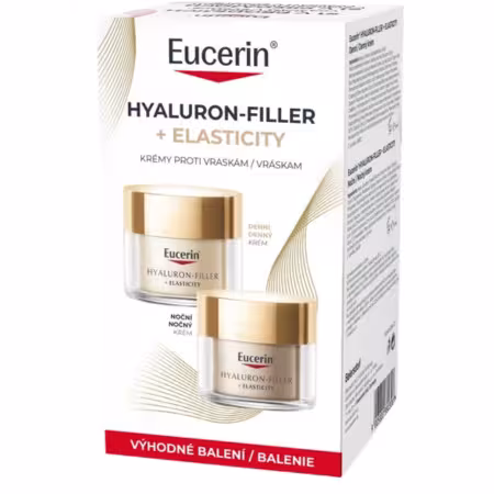 EUCERIN Hyaluron-filler elasticity duo denný krém a nočný krém 1 x 1 set
