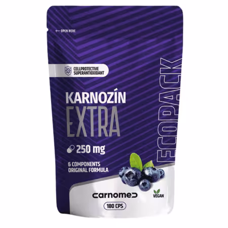 CARNOMED Karnozín extra 250 mg ecopack 180 kapsúl
