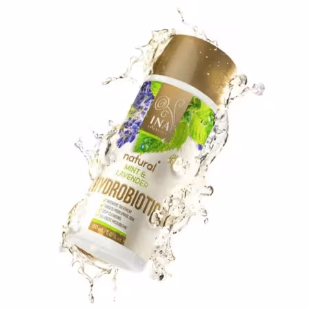 INA Hydrobiotic mäta & levanduľa pleťová voda starostlivosť o akné 150 ml