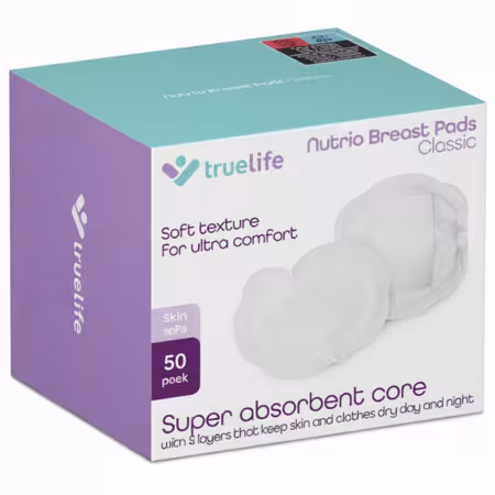 TRUELIFE  Nutrio breast pads jednorázové vložky do podprsenky 50 ks