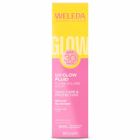WELEDA UV Glow opaľovací fluid SPF 30 30 ml