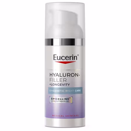 EUCERIN Hyaluron-Fil. + longevity epicelline + provitamin B nočný krém 50 ml